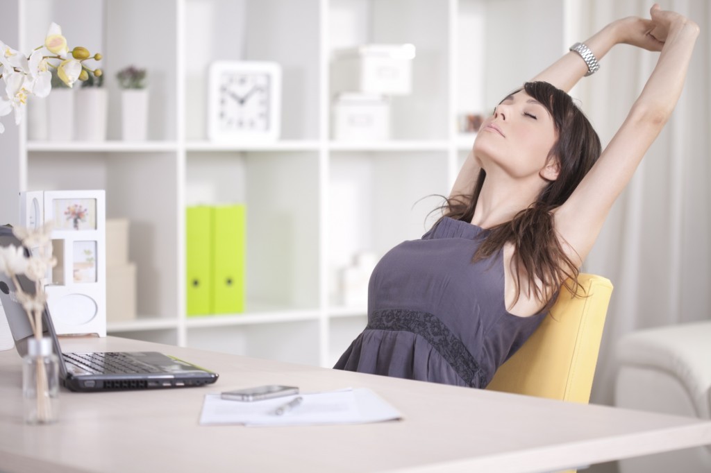 woman-relaxing-at-the-office