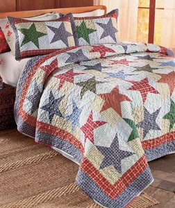 These Plaid Quilts or Shams will add country charm to your bedroom.