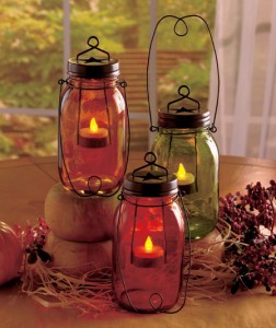 Enjoy pleasant accent lighting with the timeless look of an Enduring Candle Jar.