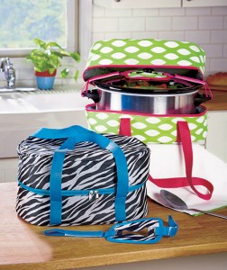 A Slow Cooker Carrier is a must-have for holidays, family gatherings and social events.