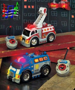 Your child can save the day with a Rush & Rescue Remote Control Vehicle! 