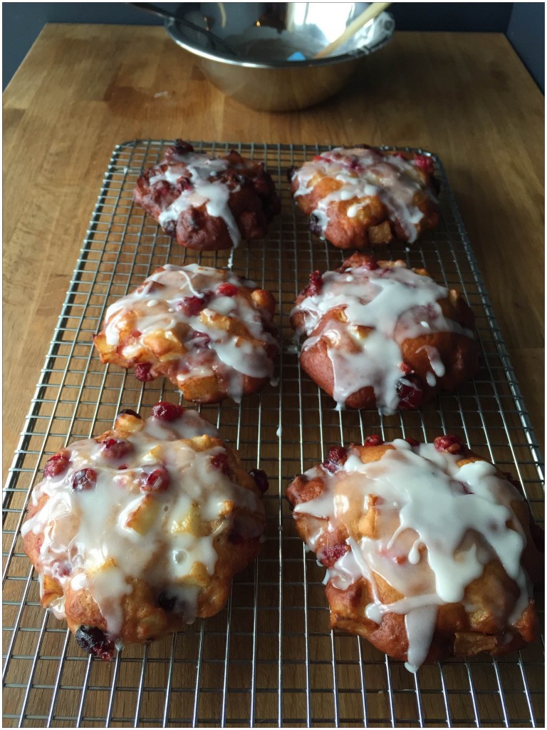 Cranberry-Apple Fritters