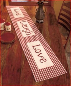 live-laugh-love-table-runner