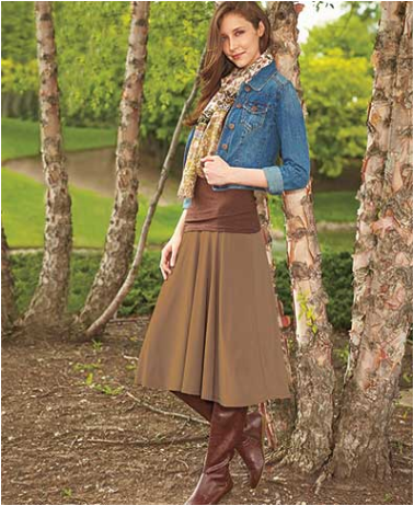 womens-and-plus-size-flowy-knit-skirts