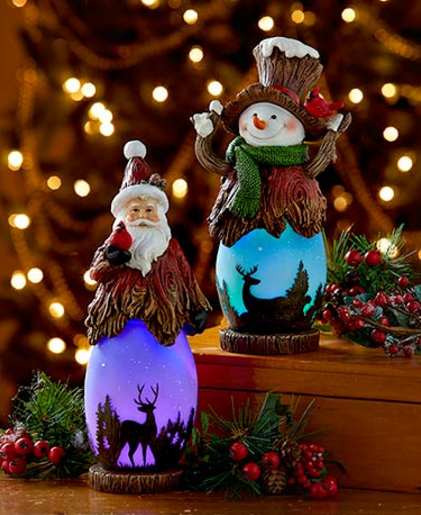 holiday lighted figures