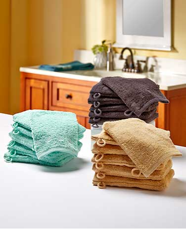 Set of 6 Wash Mitts
