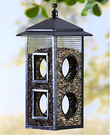 Garden Decorations - Fly Through Bird Feeder