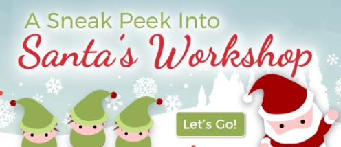 Christmas Infographic - Fun Facts About Santa's Workshop
