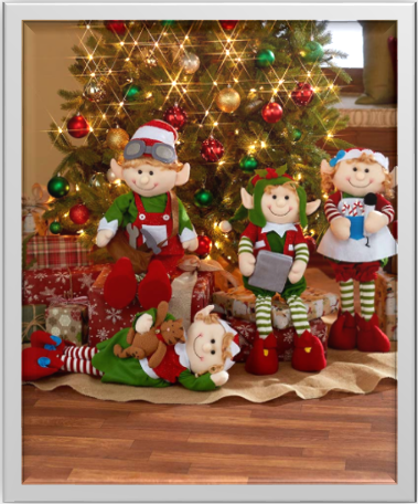 2-Foot Decorative Holiday Elves