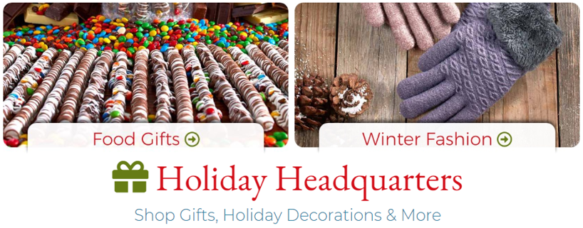 Shop Holiday Headquarters for Deals on Winter Fashion & More