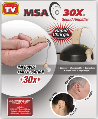 MSA 30X Discreet Sound Amplifier