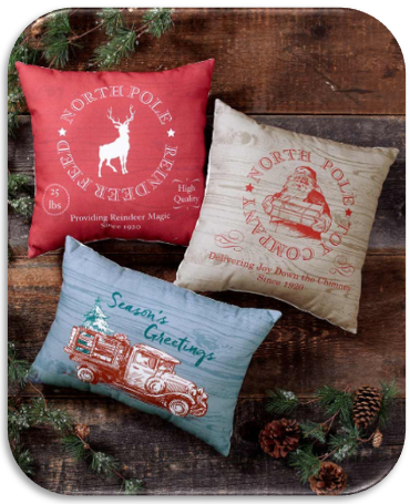 Vintage-Inspired Holiday Pillows