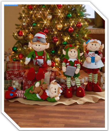 2 Foot Decorative Holiday Elves