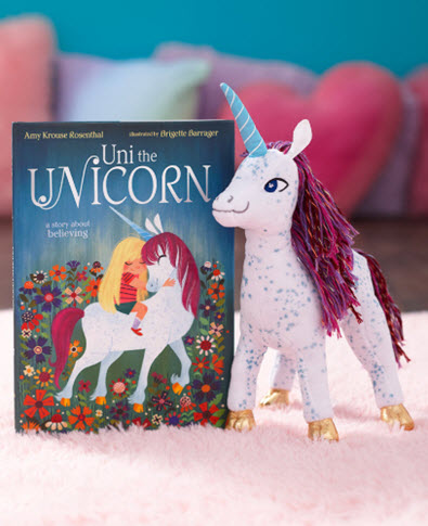 Uni the Unicorn Book or Plush