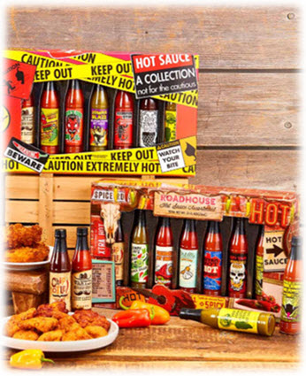 7 Piece Hot Sauce Gift Sets