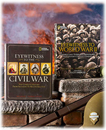 Eyewitness to Civil War or WWII Books