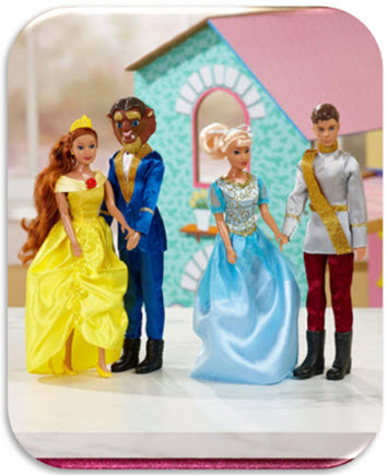 Princess and Prince Doll Sets