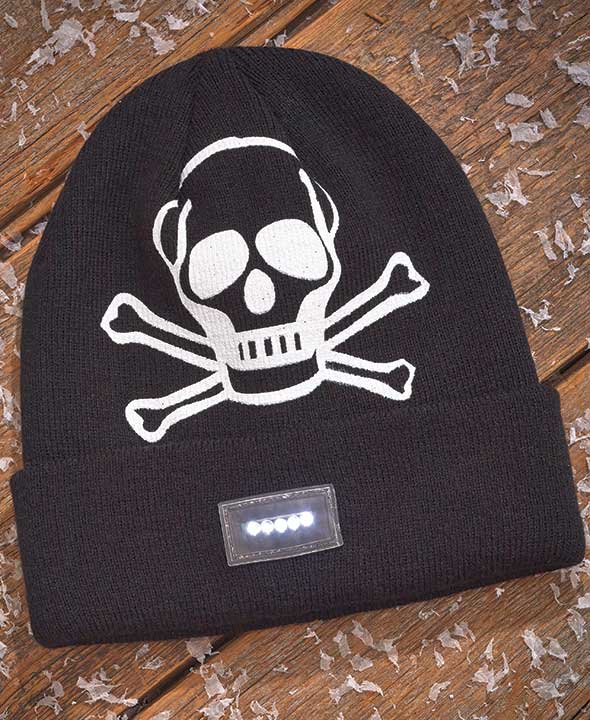 LED Knit Skull Cap