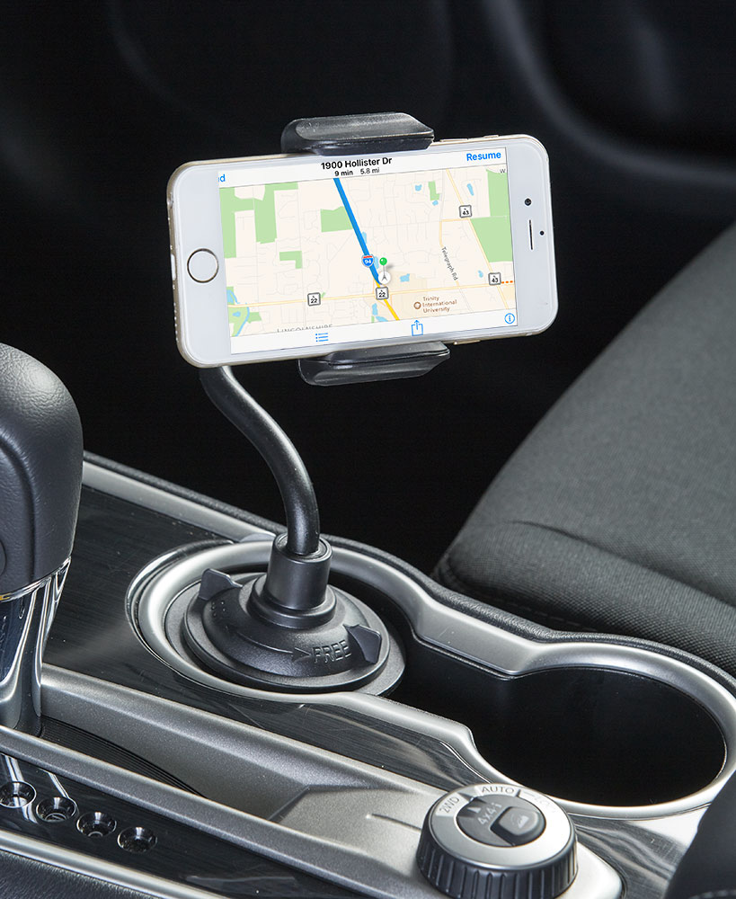 Universal Grip Cup Holder Phone Mount