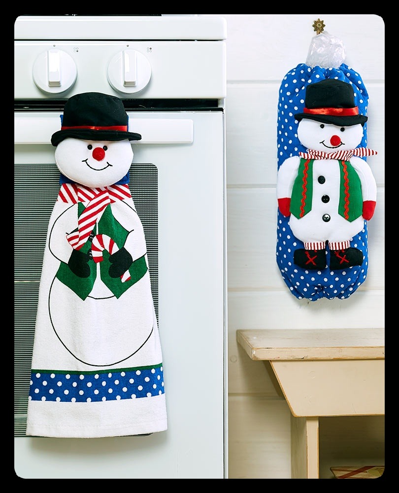 Snowman Decorations - Holiday Kitchen Friends