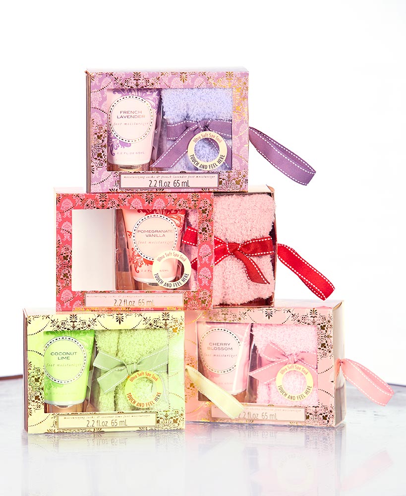 Cozy Sock And Lotion Gift Box