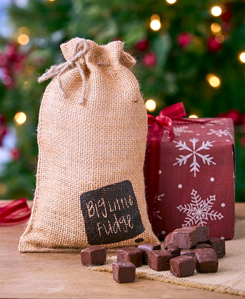 Big Little Fudge Burlap Gift Sacks