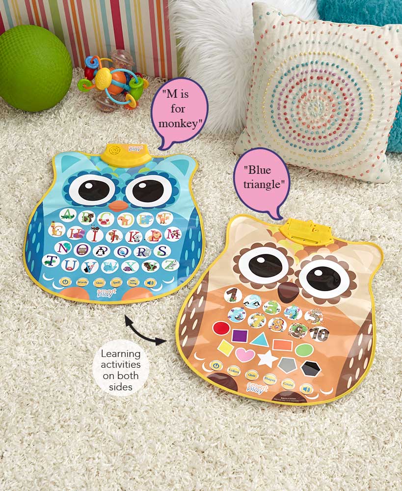 Double Sided Educational Owl Mat