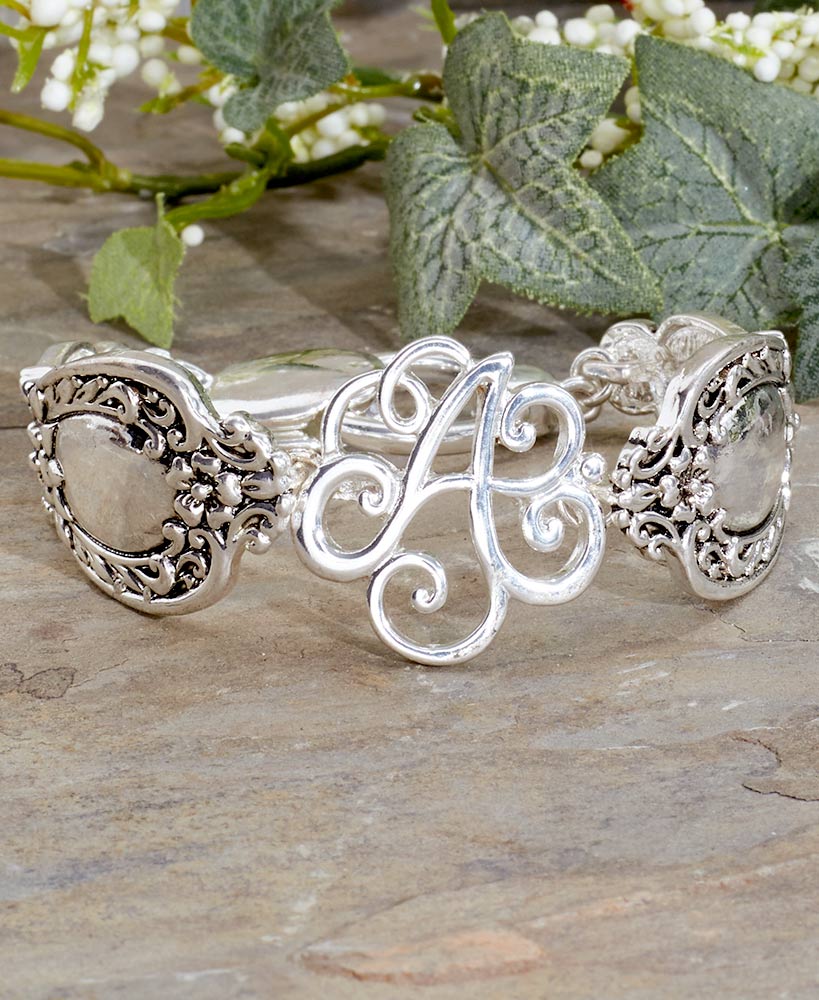 Vintage Look Monogram Bracelets