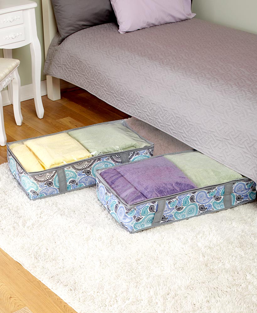 Set Of 2 Underbed Storage Bags