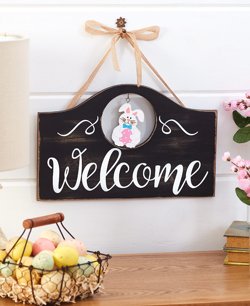 Interchangeable Welcome Sign