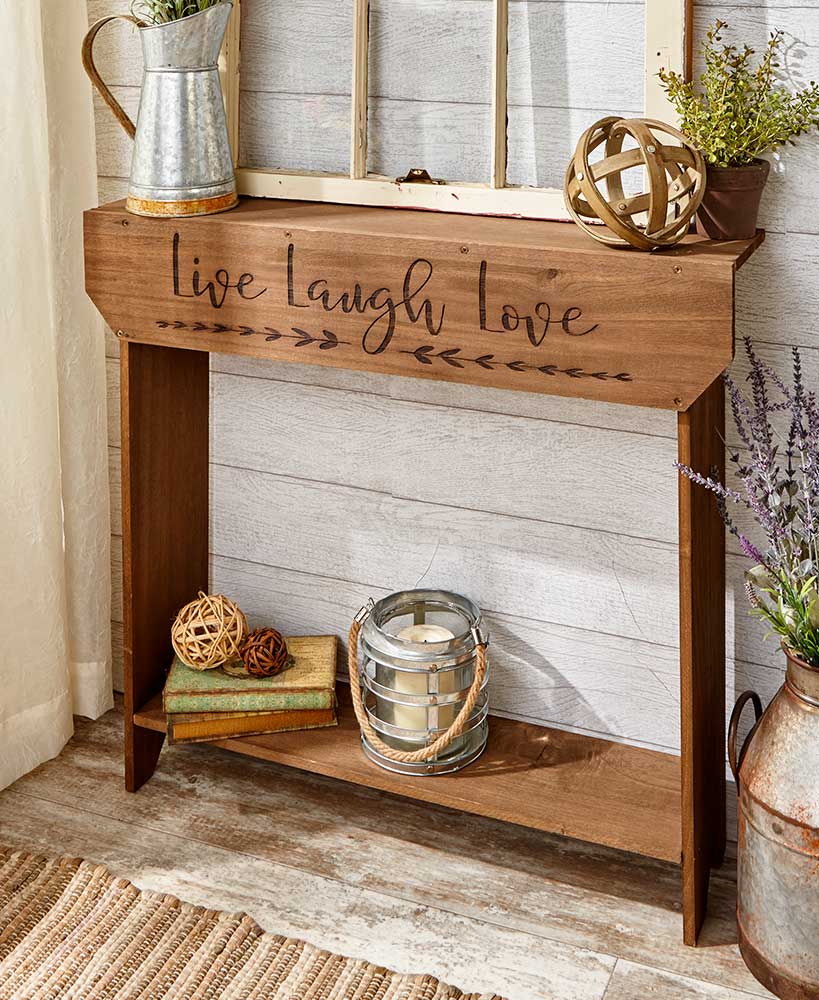 Farmhouse Sentiment Table