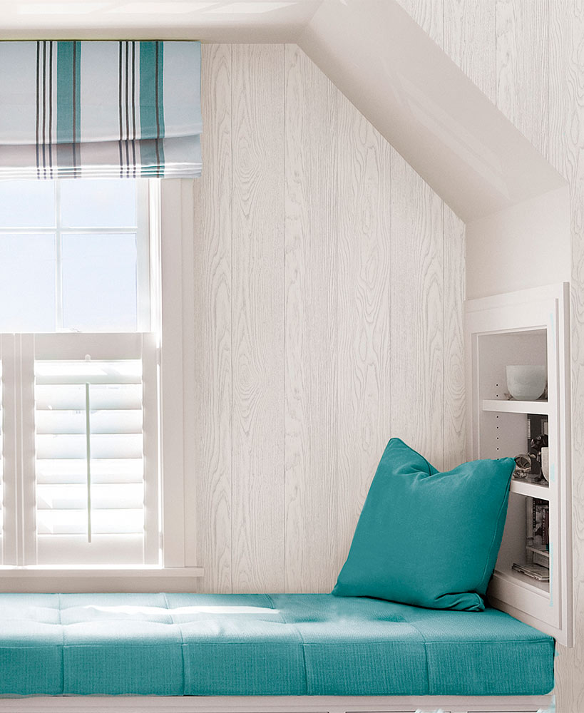 Timber White Peel And Stick Wallpaper