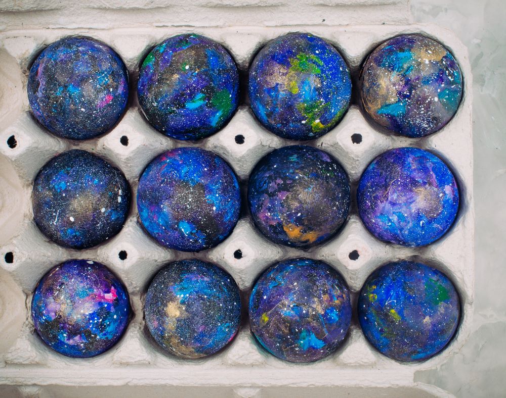 Easter Egg Decorating Ideas - Galaxy