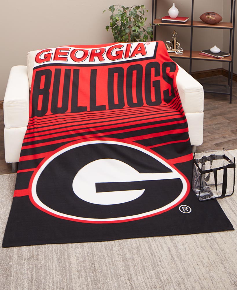 Graduation Gift Ideas - Collegiate Fleece Throw With Tote