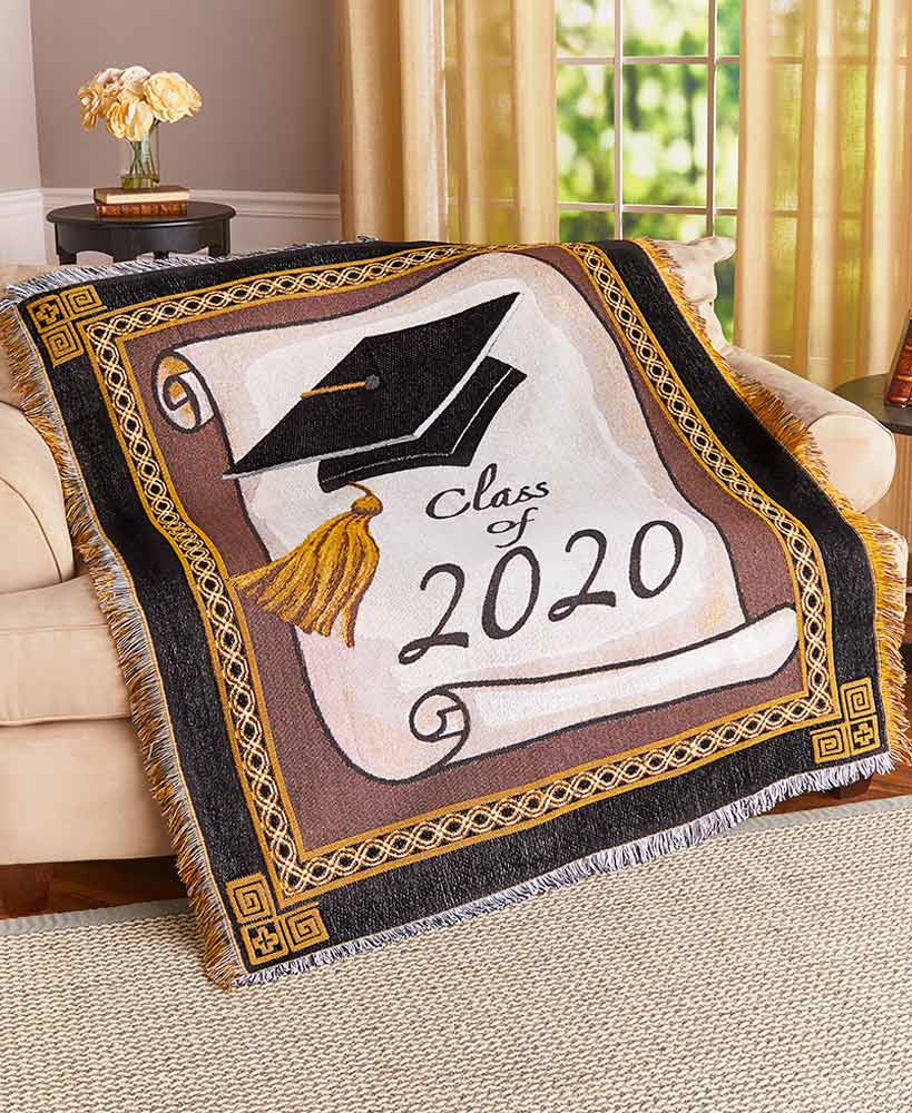 Graduation Gift Ideas - Class Of 2020 Graduation Throw