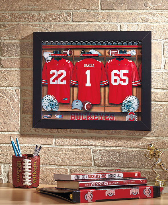 Graduation Gift Ideas - Personalized College Locker Room Prints