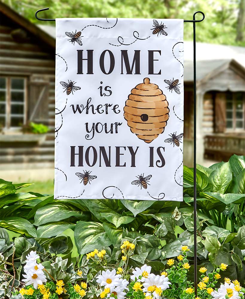 Honey Bee Garden Flag
