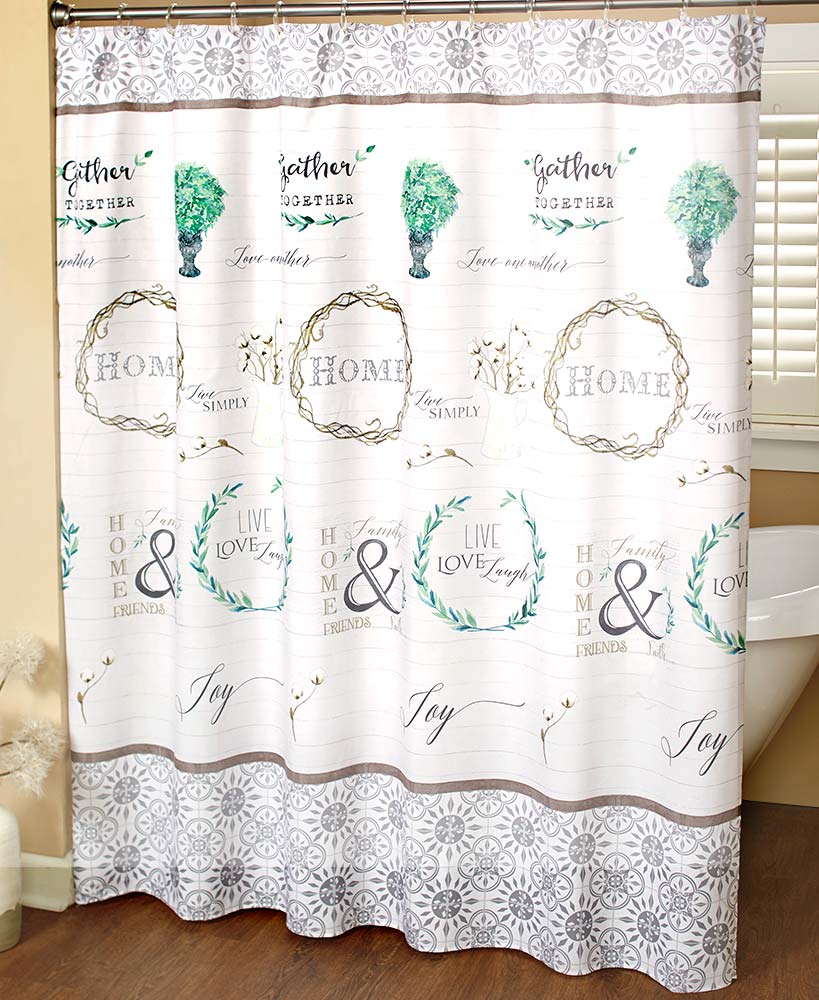 Farmhouse Bath Shower Curtain