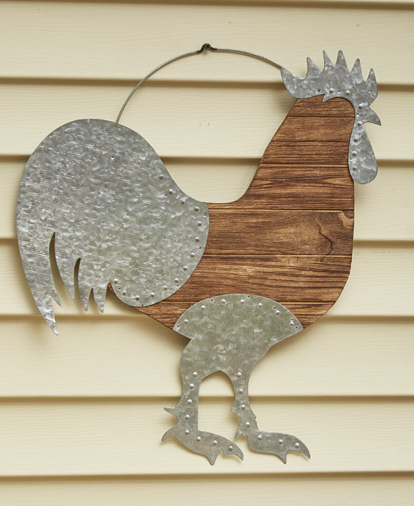 Farm Life Rooster Wall Hanging
