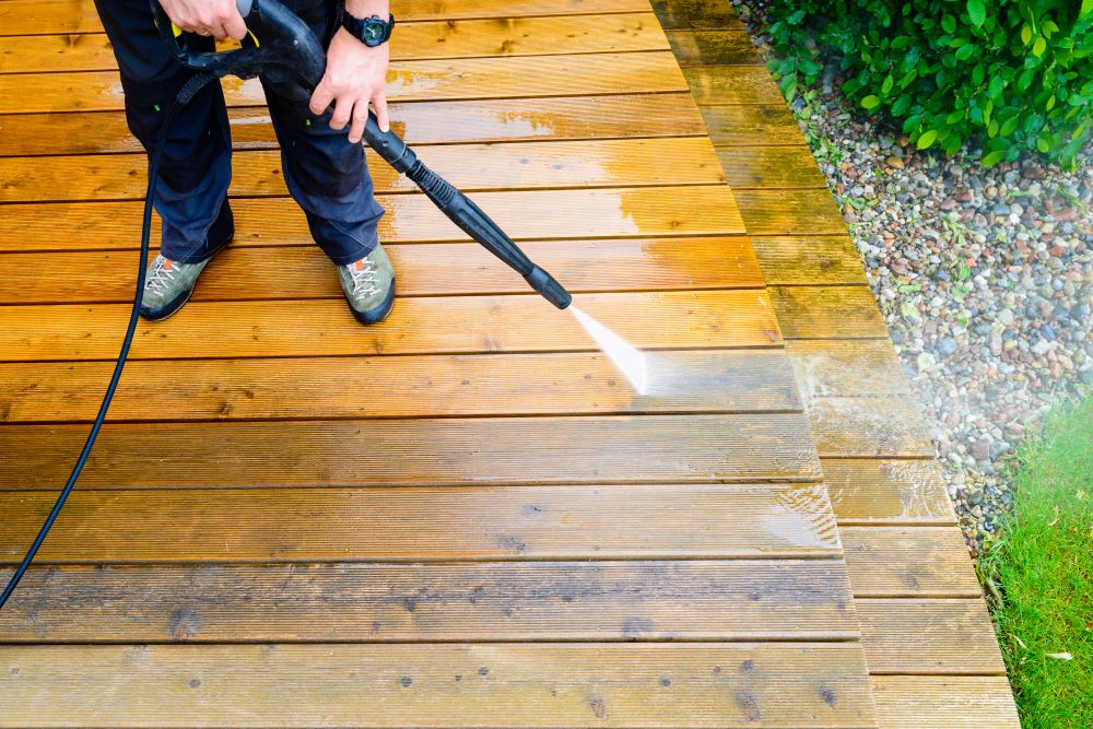 Summer Home Improvement Projects - Power Wash Your Deck