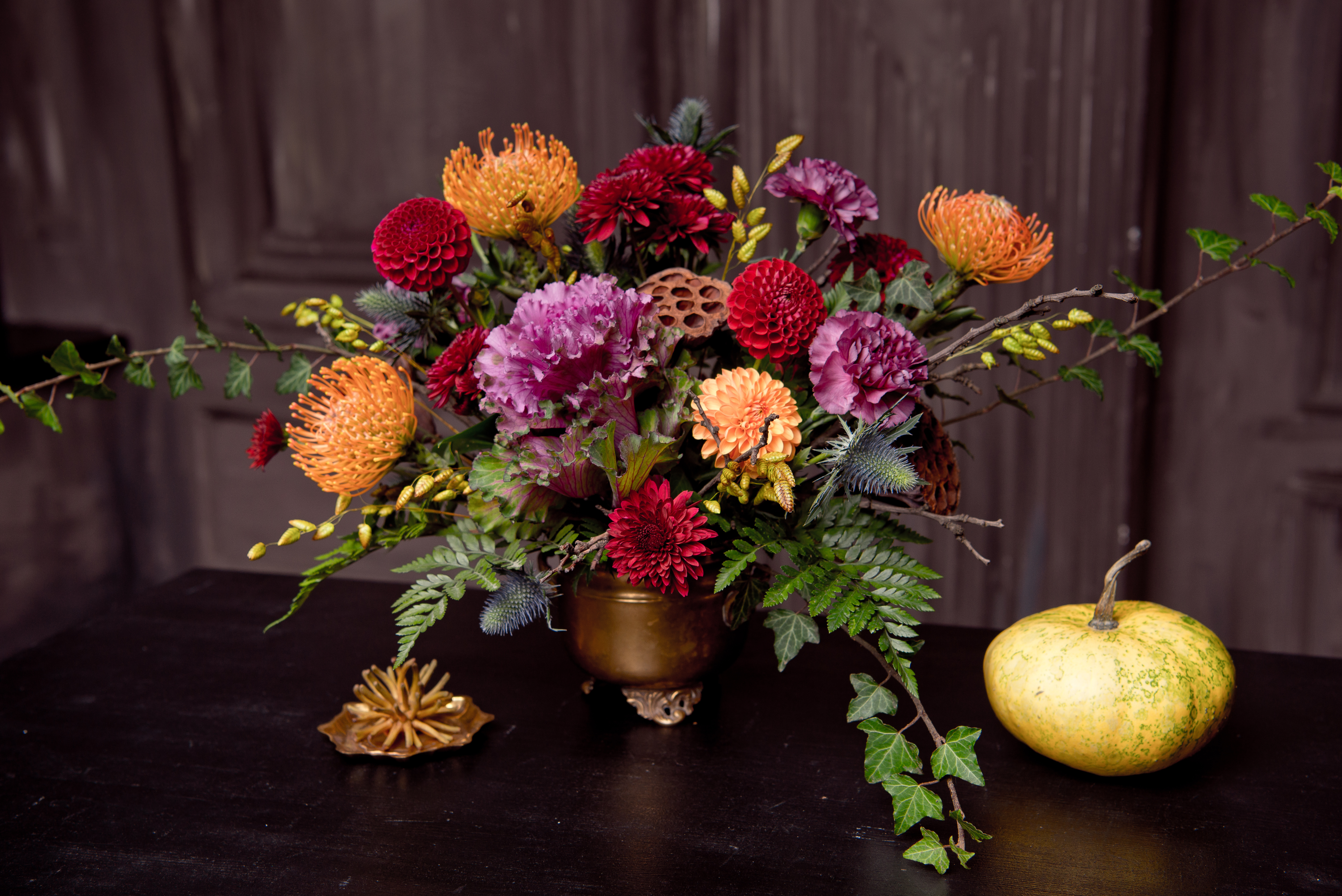 Fall Flowers Centerpiece