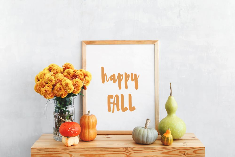 Happy Fall Sentiment Sign