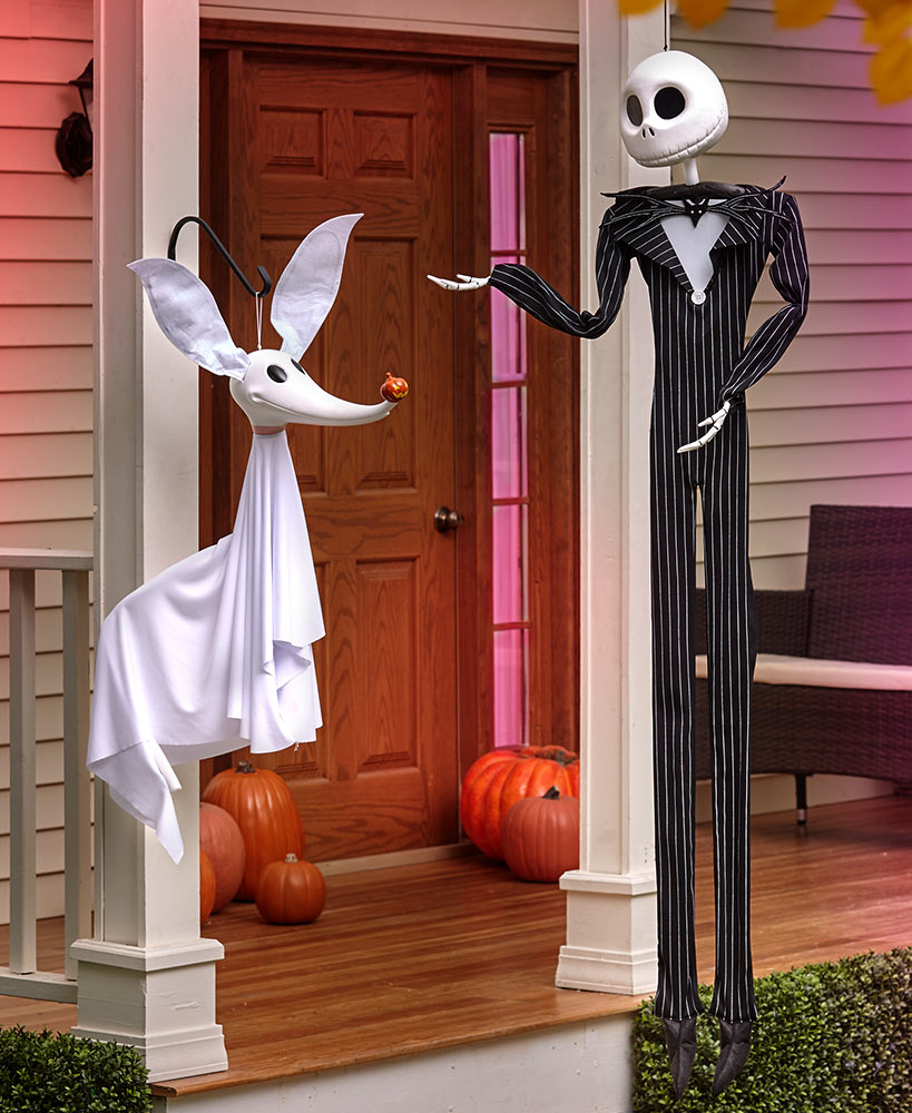 Outdoor Halloween Decorations - Nightmare Before Christmas Poseable Characters