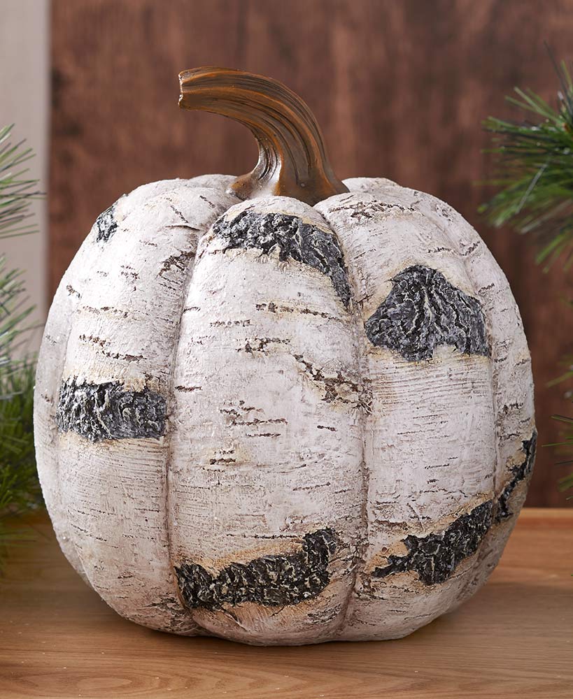 Tree Bark-Look Pumpkins