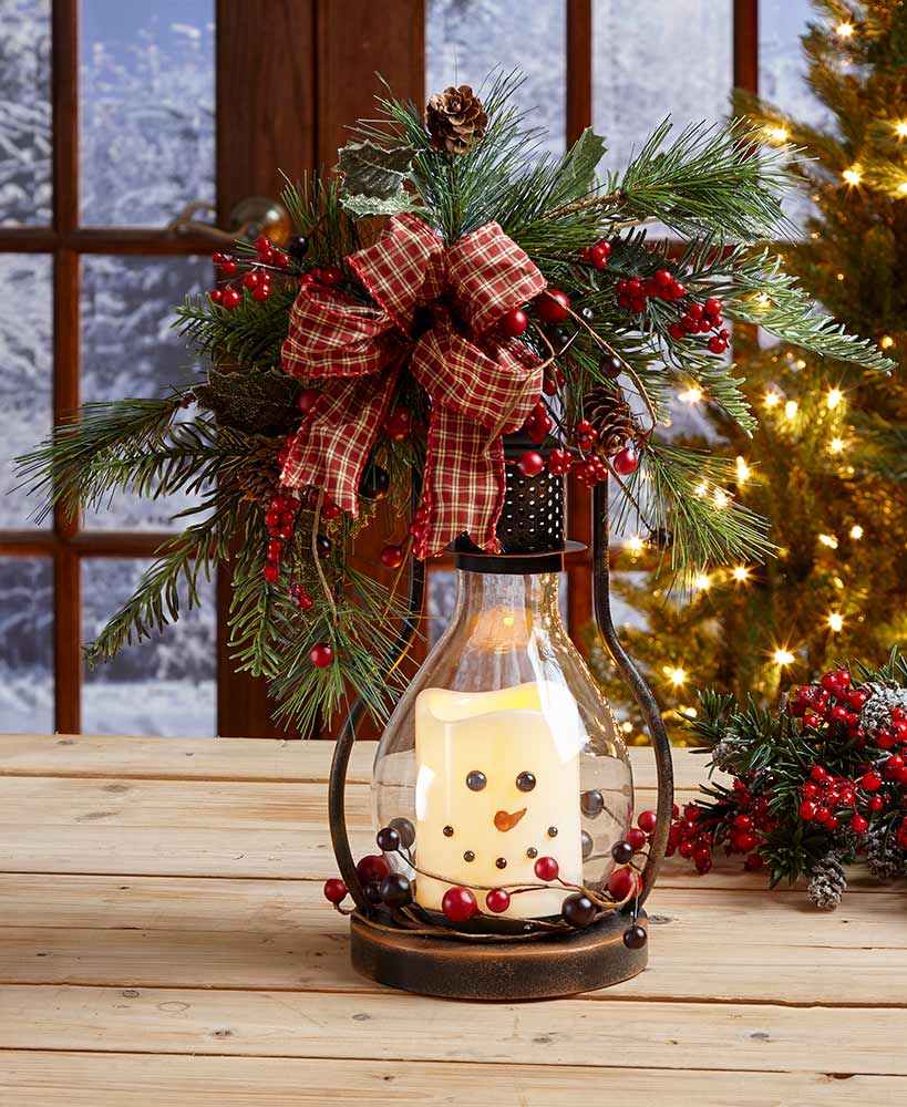 farmhouse christmas lanterns