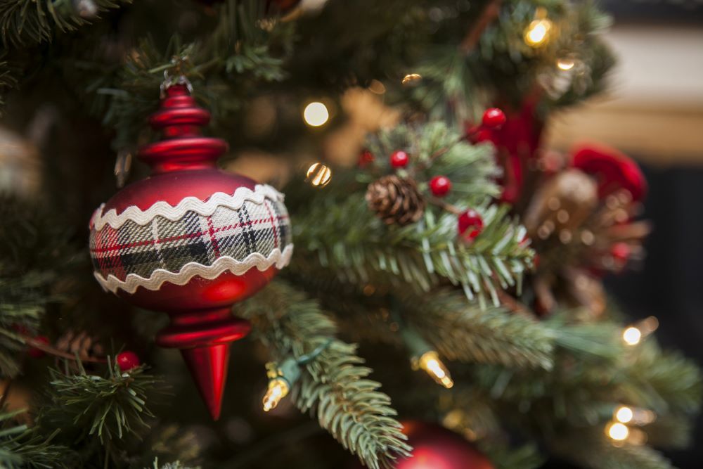 Buffalo Plaid Christmas Ornament