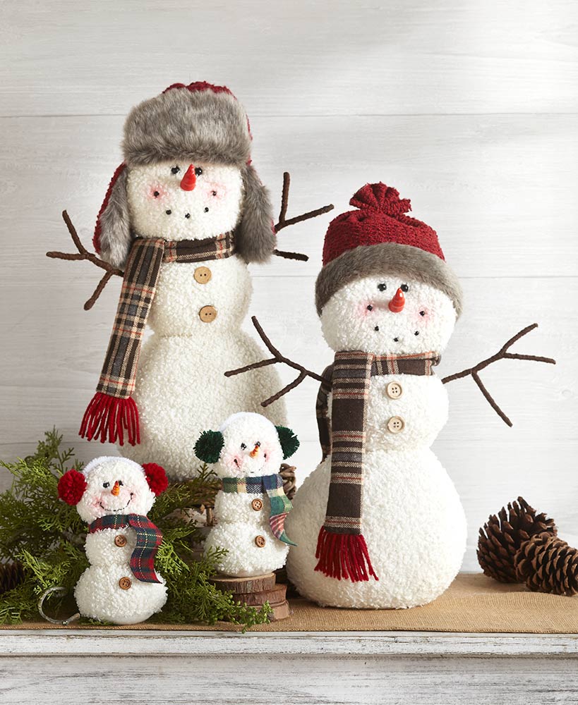 Plush Snowman or Ornaments