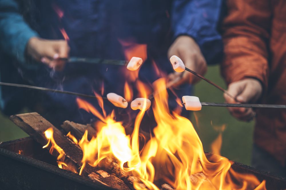 backyard bonfire