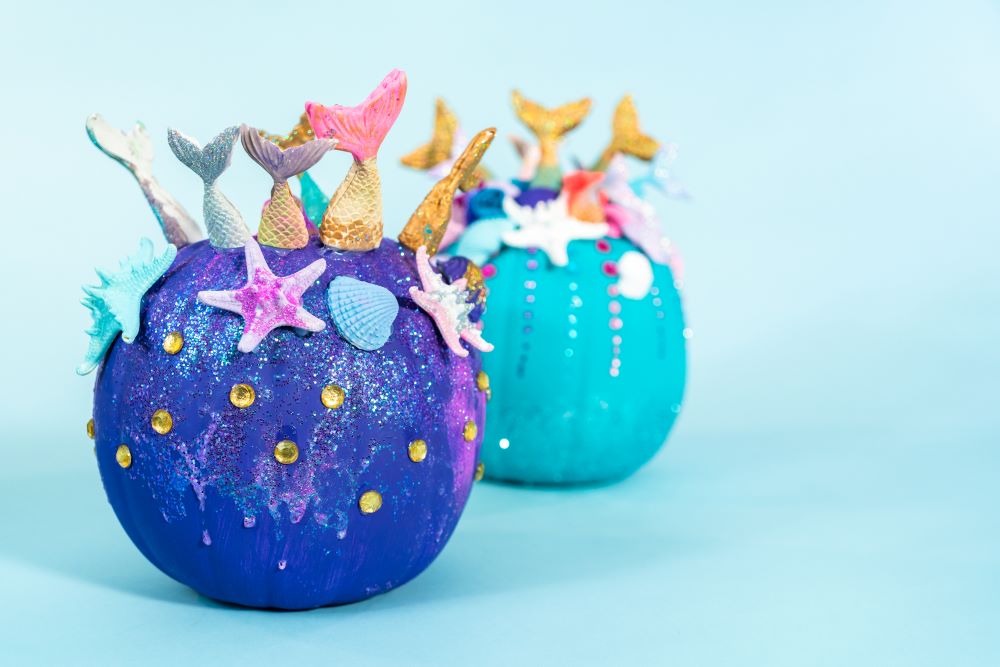 Magical Mermaid Pumpkins