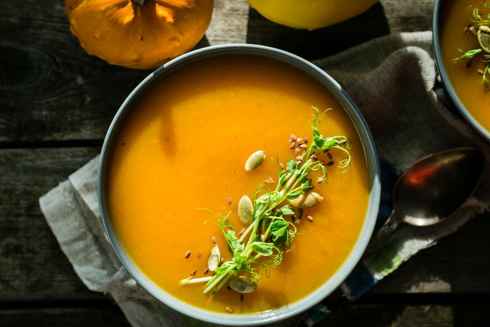Thanksgiving pumpkin soup